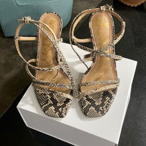 Sam Edelman Snakeskin Sandals